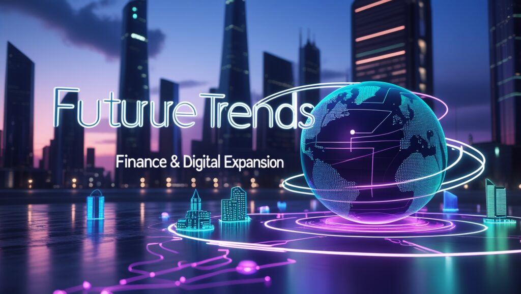 Smart Financial Planning for E-Commerce & Startups 7 Leonardo Phoenix 10 A futuristic cityscape at dusk with sleek 0