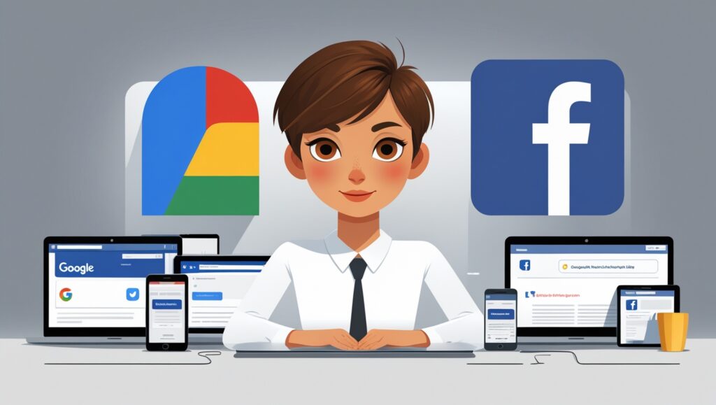 Google Ads and Facebook Ads: Which Is Better for Your Business? 4 Leonardo Phoenix 10 A modern bright and colorful illustration 2