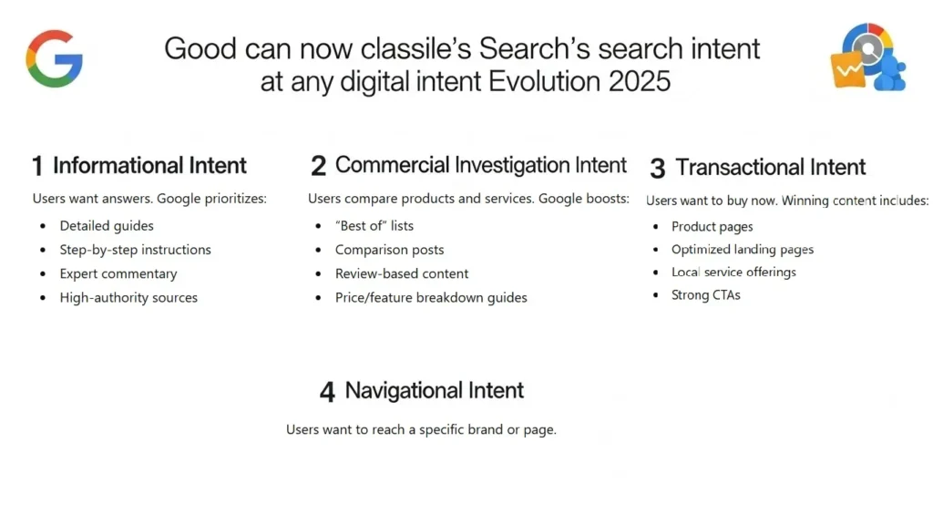 Understanding Googles Search Intent Evolution