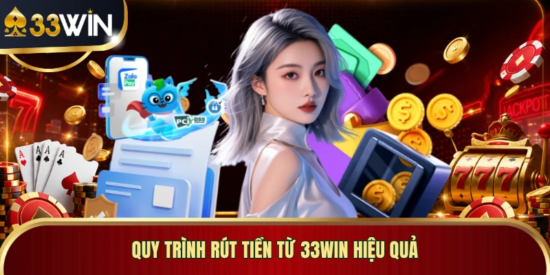Quy trình rút tiền từ 33WIN hiệu quả