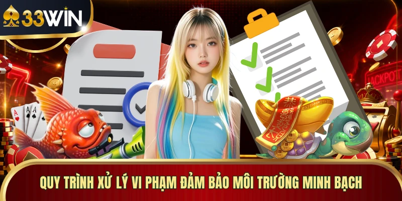 Quy trình xử lý vi phạm đảm bảo môi trường minh bạch